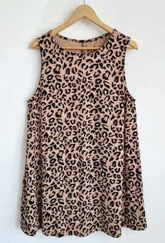 Vestido PRINT CHEETA Corto XL/XXL BLACK - tienda online