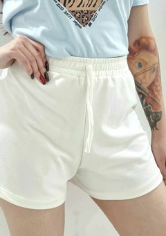 Short Algodón CRISTINE BASIC (40 al 50) SOFT CREAM