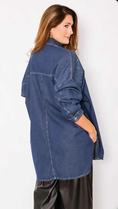 Camisa SHINE Denim OVER (XL/XXL) BLUE en internet