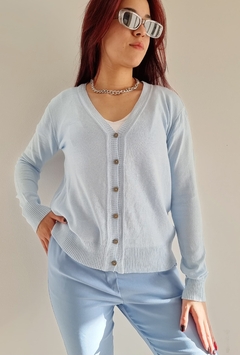 Cardigan Hilo Lycra SKY [M/L] - comprar online