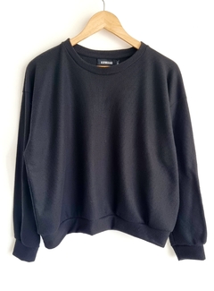 Buzo Oversized CORTO (M/L) WAFFLE BLACK