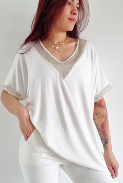 Remera V Oversize SHINEGOLD XL/XXL