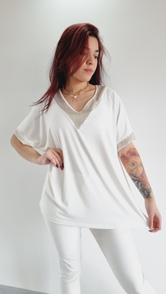 Remera V Oversize SHINEGOLD XL/XXL - comprar online