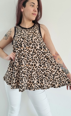 Musculosa PRINT (XL) EVASE -Cheeta - comprar online