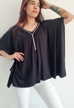 Remeron Poncho SWAROSKY BLACK (XL/XXL)