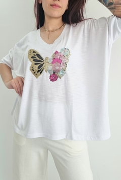 Remeron V Manga 3/4 (XL/XXL) BUTTERFLY FLAMME - Kuwana Mayorista