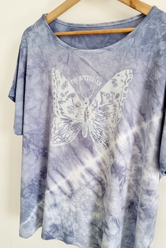 Remerón manga 3/4 (XL/XXL) Batick BUTTERFLY BLUE en internet