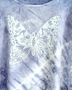 Remerón manga 3/4 (XL/XXL) Batick BUTTERFLY BLUE - comprar online