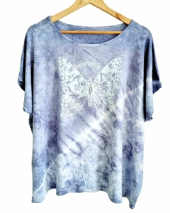 Remerón manga 3/4 (XL/XXL) Batick BUTTERFLY BLUE