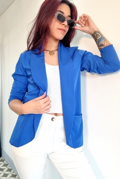 Blazer Sastrero Emma Blue Electric (M al XL) en internet