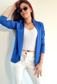 Blazer Sastrero Emma Blue Electric (M al XL) - tienda online