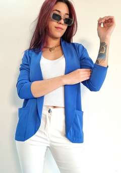 Blazer Sastrero Emma Blue Electric (M al XL) - comprar online