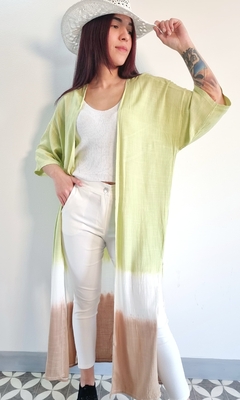 Camisa Kimono Larga GREEN BATICK (XL/XXL) - comprar online