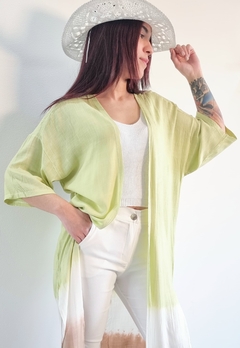 Camisa Kimono Larga GREEN BATICK (XL/XXL) en internet