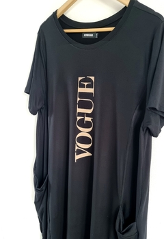 Vestido Ahestetic VOGUE XL/XXL BLACK - tienda online