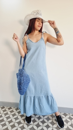 Vestido Solero Denim SKY (M) Regulable