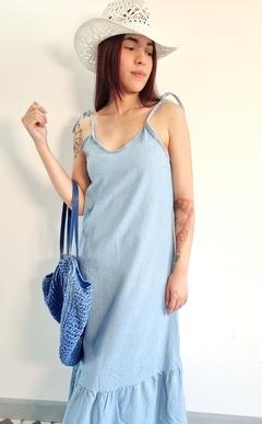 Vestido Solero Denim SKY (M) Regulable - comprar online