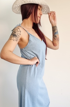 Vestido Solero Denim SKY (M) Regulable - tienda online