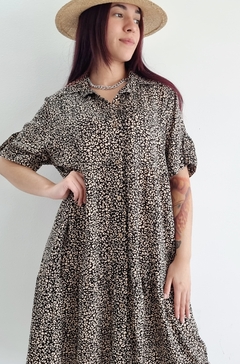 Vestido Camisero AMPLIO PRINT (XXL) - comprar online