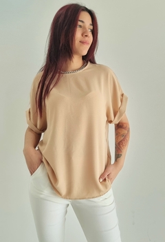 Remerón Blusa Oversized Crepe SAND (L/XL)