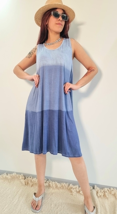 Vestido Solero (XL/XXL) Oversize Blue Navy - Kuwana Mayorista