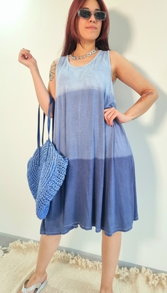 Vestido Solero (XL/XXL) Oversize Blue Navy - comprar online