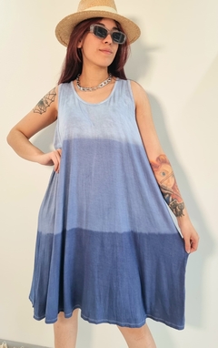 Vestido Solero (XL/XXL) Oversize Blue Navy en internet