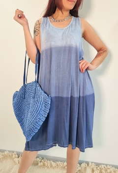 Vestido Solero (XL/XXL) Oversize Blue Navy