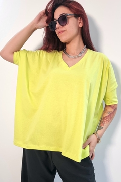 Remeron V Manga 3/4 (XL/XXL) LIME en internet