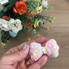 Laço Paetê Rosa/Colorido Candy (6cm)