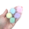 Kit Meio Pompom Pelinhos 2,5cm - Candy (5 unidades)