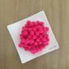 Pompom Rosa Pink 10mm (50 unidades)