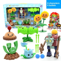 New Role Plants Pea shooting Zombie 2 Toys Full Set Gift for Boys Ejection Anime Children's Dolls Action Figure Model Toy No Box na internet