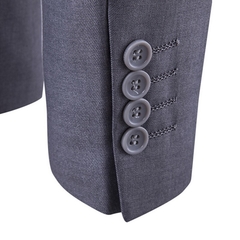 DIHOPE 2020 Men's Fashion Slim Suits Men's Business Casual Groomsman three-piece Suit Blazers Jacket Pants Trousers Vest Sets - loja online
