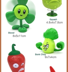 New Role Plants Pea shooting Zombie 2 Toys Full Set Gift for Boys Ejection Anime Children's Dolls Action Figure Model Toy No Box - Bruna Daniela Beleza