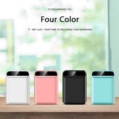 Mini Portable 30000mAh Mobile Charger with Dual USB Port Outdoor Safe Emergency External Battery Power Bank for Iphone Xiaomi