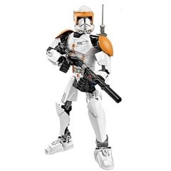 Star Wars Buildable Figure Stormtrooper Darth Vader Kylo Ren Chewbacca Boba Jango Fett General Grievou Action Figure Toy For Kid - comprar online