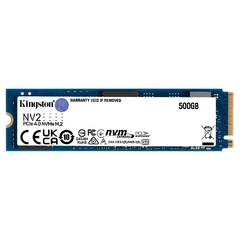 SSD Kingston M.2 500GB NV2 NVMe - SNV2S/500G