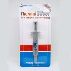 PASTA TERMICA P/PROCESSADOR 5G THERMAL SILVER IMPLASTEC (B)