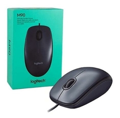 Mouse USB Logitech M90 - Preto