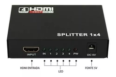 Splitter Divisor Sinal Hdmi Full Hd Duplicado 1x4 Video - Nova Voo - comprar online