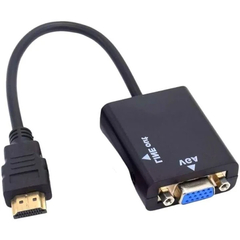 Adaptador Conversor HDMI Macho x VGA Fêmea