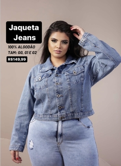 Jaqueta jeans Plus