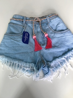 Short plus Cordão rosa