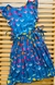 Vestido Amarração Midi Tsuru Azul - comprar online