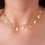 Choker lua e estrela Maris