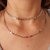 Choker de chapinhas e estrelas Sabrina - Lavandula Bijoux | Acessórios para você brilhar! |