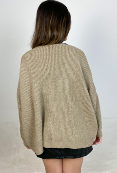 Cardigan Tricot Cozy Ocre na internet