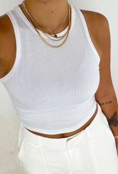 Tank Top Hailey Branco - Be.yang Store | Loja de Roupas Femininas