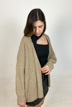 Cardigan Tricot Cozy Ocre